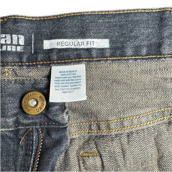 Urban Pipeline Relaxed Straight Medium Wash Jeans 100% Cotton Men's Size 42 x 30 - Picture 3 of 6